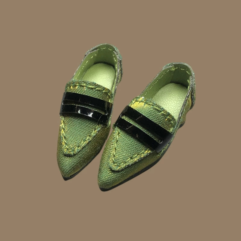 ブライス リカちゃん アゾン モモコ ポピーパーカー FR オビツ24 22 ドール シルク レトロ ブリティッシュスタイル スモールレザーシューズ