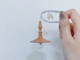 1/6スケール ドールハウス用  天井 壁ライト