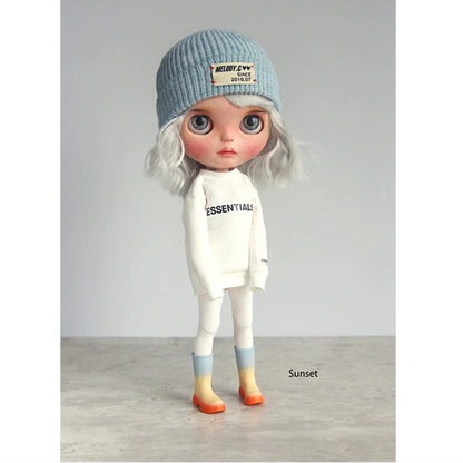 Blythe Licca azone momoko Poppyparker FR Obitsu24 ,22 Rubber boots