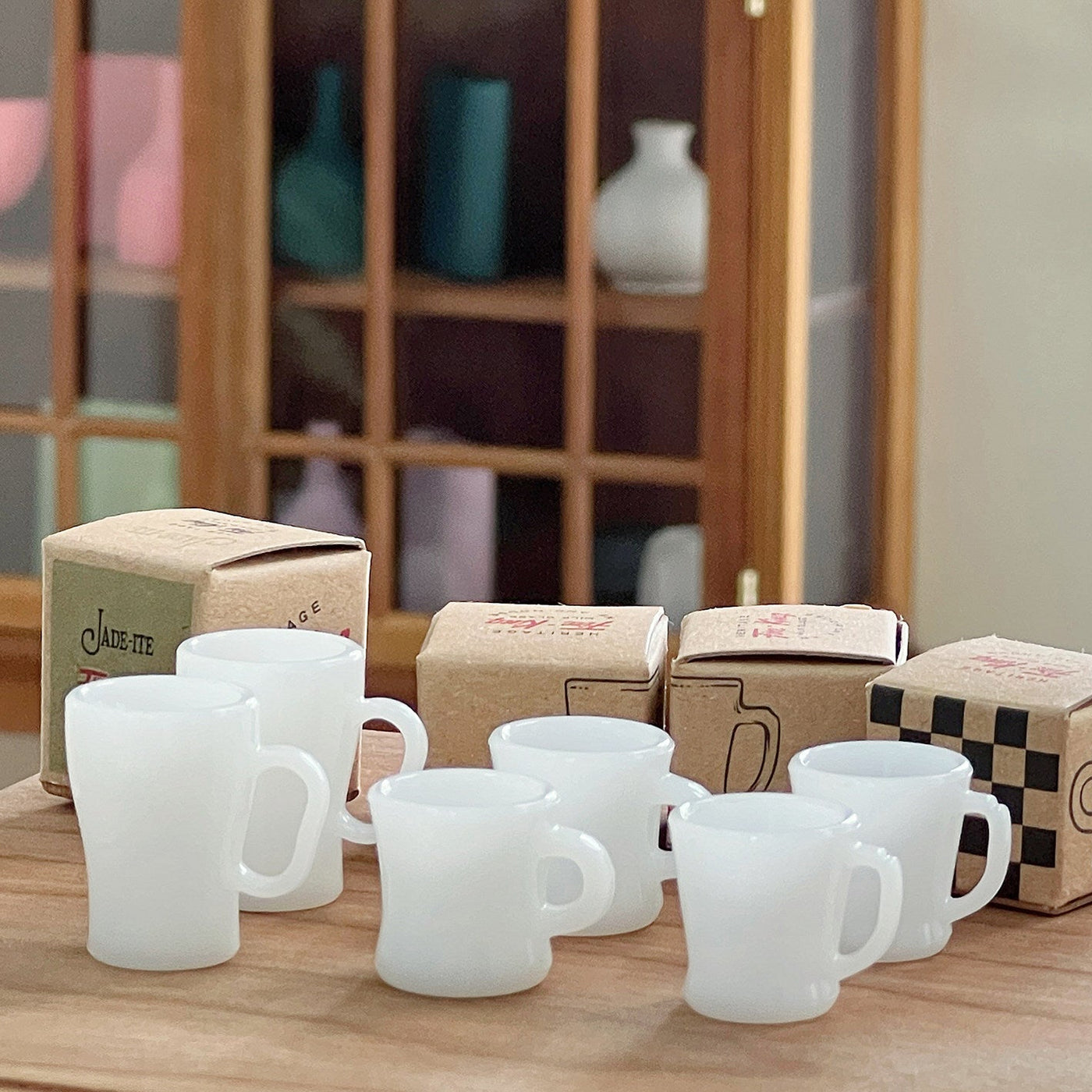 ティーカップ マグカップ 1/6 ミニチュア模型 ドールハウス 飾り　7色展開