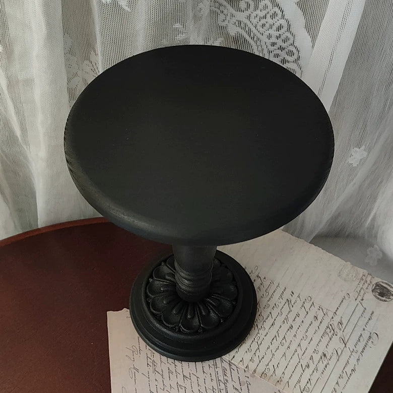 Handmade Vintage Carved Round Table – Multi-Color Options | Fits 1/3, 1/4, 1/6 Scale Dolls