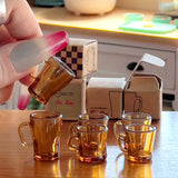 ティーカップ マグカップ 1/6 ミニチュア模型 ドールハウス 飾り　7色展開