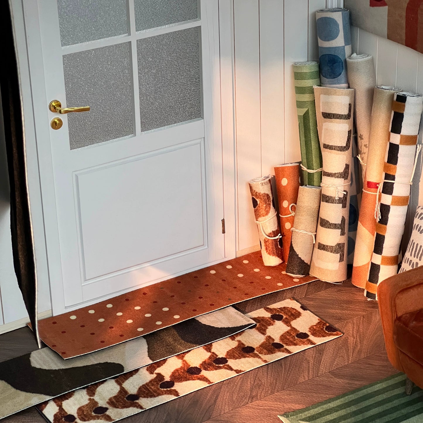 1/6 doll house model furniture accessories mini model carpet