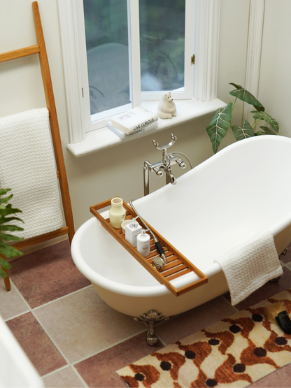 1/6スケール ドールハウス家具 – バスタブ | BJD、ブライス、フィギュア用ミニチュア ヴィンテージ彫刻バスタブ