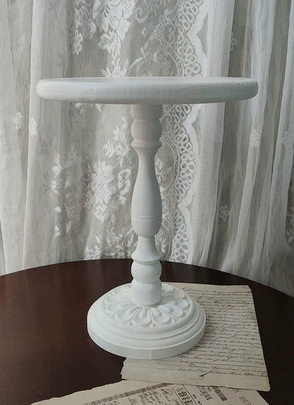 Handmade Vintage Carved Round Table – Multi-Color Options | Fits 1/3, 1/4, 1/6 Scale Dolls