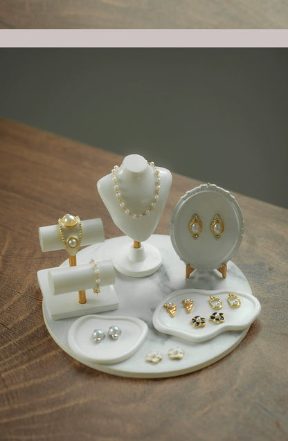 1/6 scale dollhouse blythe miniature sceneBJD black walnut brass glass display case