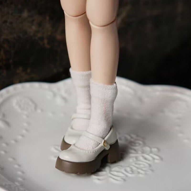 1/6ドール用 厚底エナメル メリージェーン シューズ