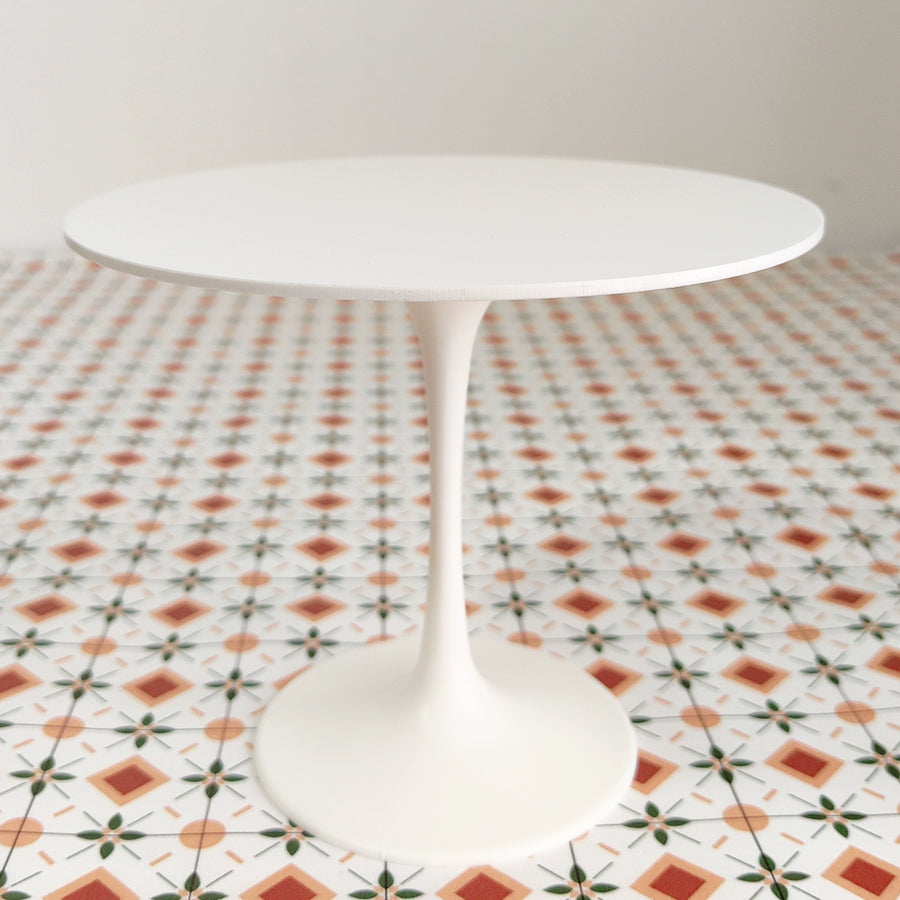 1/6スケール ラウンドダイニングテーブル | ブラック＆ホワイト