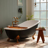 1/6スケール ドールハウス家具 – 猫脚バスタブ