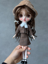 1/6ドール用 ツイード上下セット｜多色展開｜Blythe・Obitsu24・Azone・Licca・Cherryちゃん対応