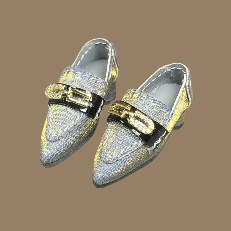 ブライス リカちゃん アゾン モモコ ポピーパーカー FR オビツ24 22 ドール シルク レトロ ブリティッシュスタイル スモールレザーシューズ