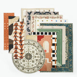 1/6ドールハウスモデル家具アクセサリーミニモデルカーペット