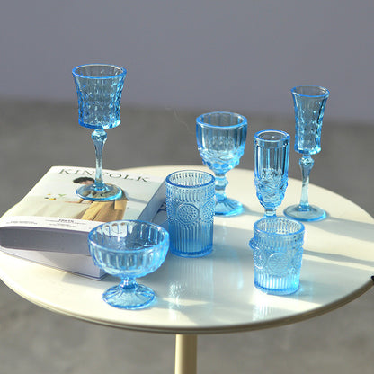 1/6 Scale Miniature Dollhouse Drinkware Set  Wine & Champagne 7 Glasses | Props for BJD, Blythe & Fashion Dolls