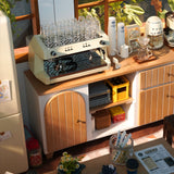 1/6ドール 無垢材キッチンキャビネット｜ヴィンテージ家具