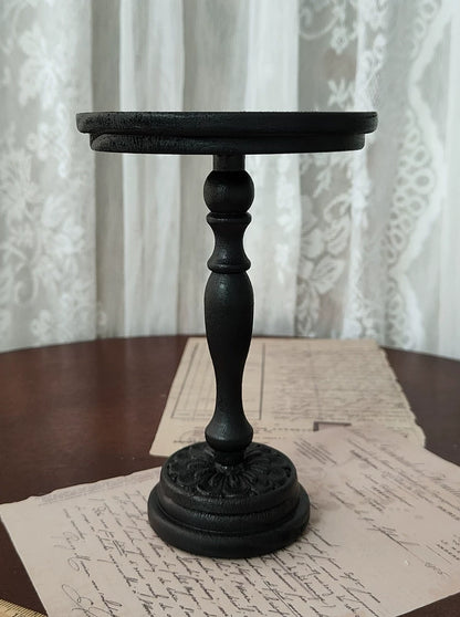 Handmade Vintage Carved Round Table – Multi-Color Options | Fits 1/3, 1/4, 1/6 Scale Dolls