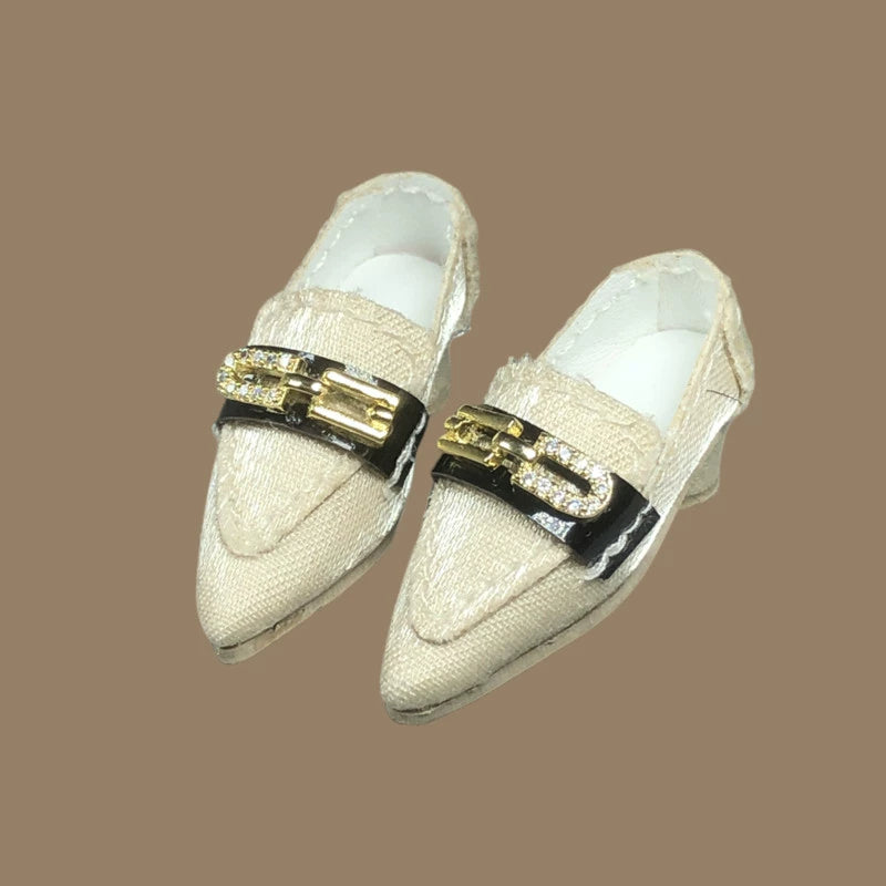 ブライス リカちゃん アゾン モモコ ポピーパーカー FR オビツ24 22 ドール シルク レトロ ブリティッシュスタイル スモールレザーシューズ