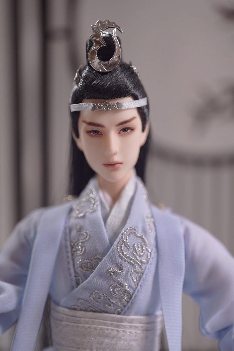 Hand-Painted Figure Faceup | Detailed Makeup with Traditional Brush | Custom BJD Face Painting