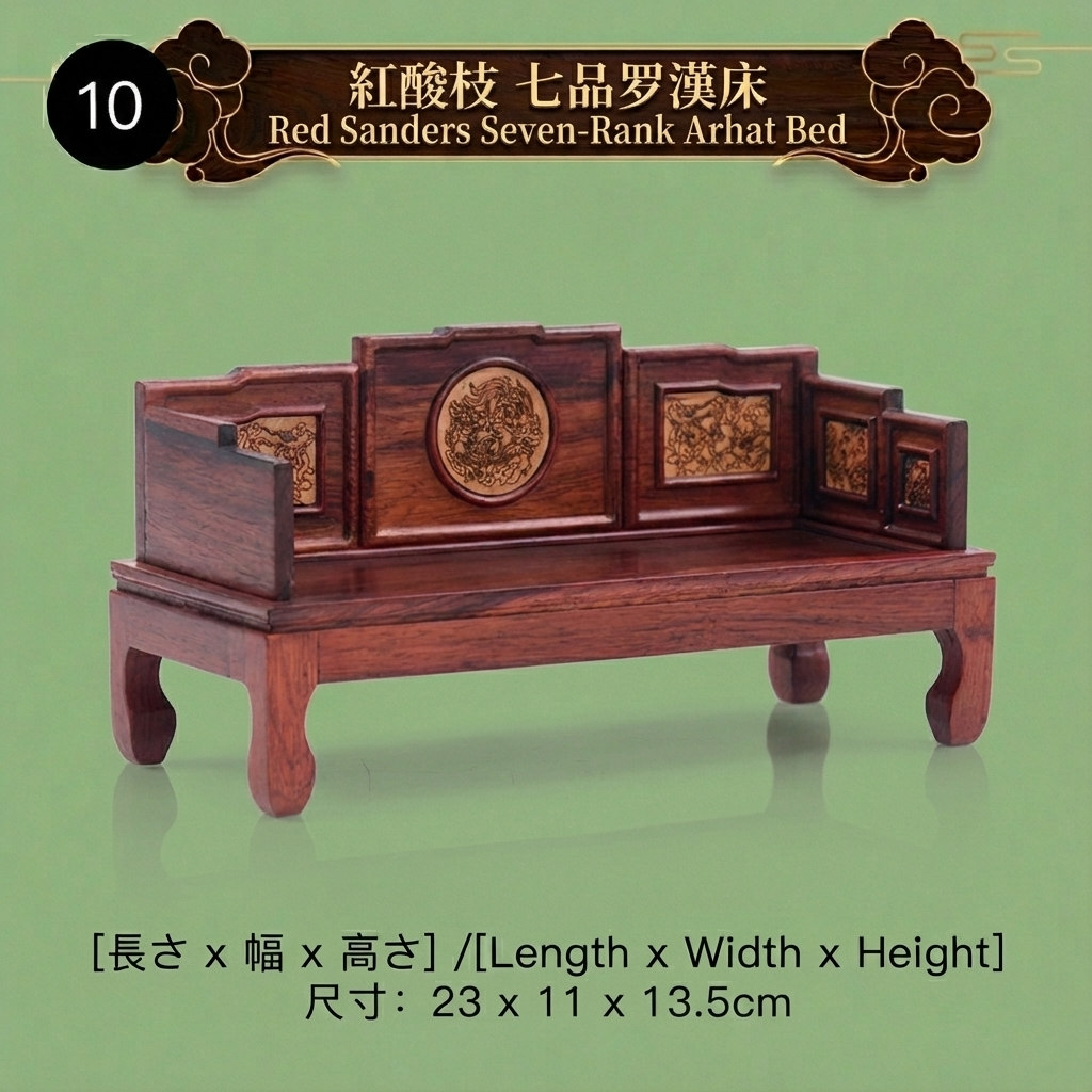 シノワズリ様式 アンティークミニチュア家具 1/6～1/8ドール対応Chinoiserie antique style doll furniture collection for 1/6 to 1/8 scale figures, designed for scene photography.