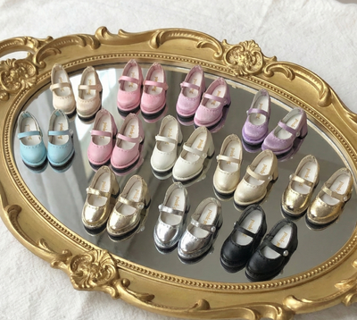 1/6ドール用 チャンキーヒールメリージェーン｜サテン／レザー風 | マルチカラー | リカちゃん、アゾン、モモコ、FR、オビツ22/24サイズ対応
