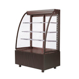 1/6 scale doll dessert display case with working light, battery powered, perfect for café scenes.