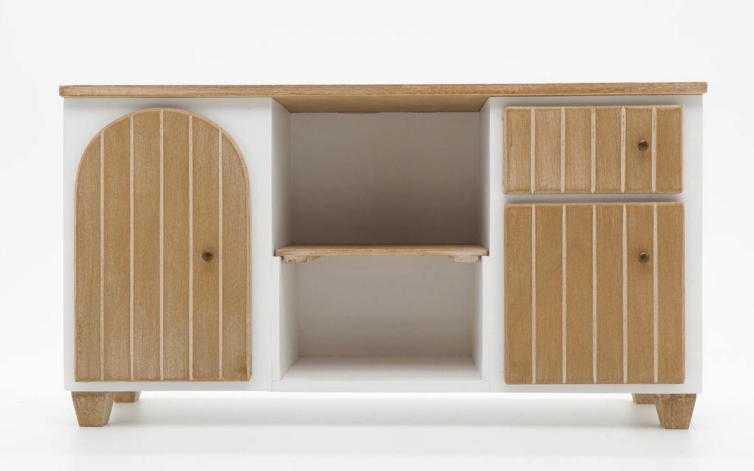 1/6ドール 無垢材キッチンキャビネット｜ヴィンテージ家具