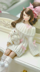 1/6ドール用 ふんわりニットリボンセーターセット｜Blythe・Azone・Obitsu24・Licca・momoko 対応｜4点セット