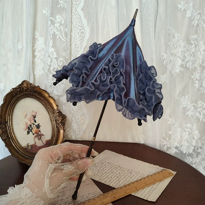 Handmade BJD doll with adjustable opening and closing, Rococo palace umbrella, antique umbrella, one-third and doll, quarter for dolls