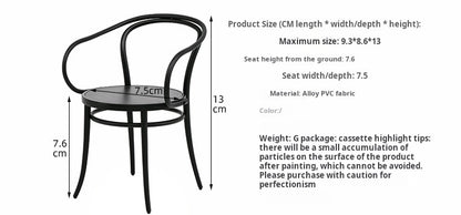 1/6スケール モダンヴィンテージアームチェア - BJD＆ブライス用ミニチュアドールハウス家具 | クッションカラーはランダム