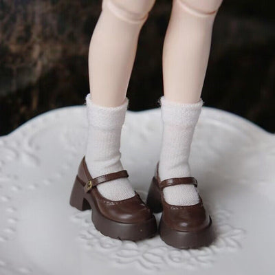 1/6ドール用 厚底エナメル メリージェーン シューズ